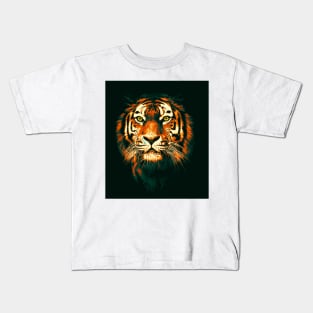 Tiger Head Pop art 1 Kids T-Shirt